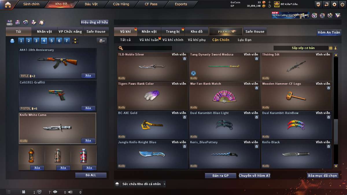 shop acc cf uy tin gia re